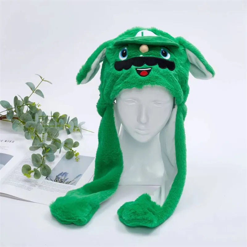 Unisex Mütze mit Wackelohren für Cosplay und festliche Anlässe 21