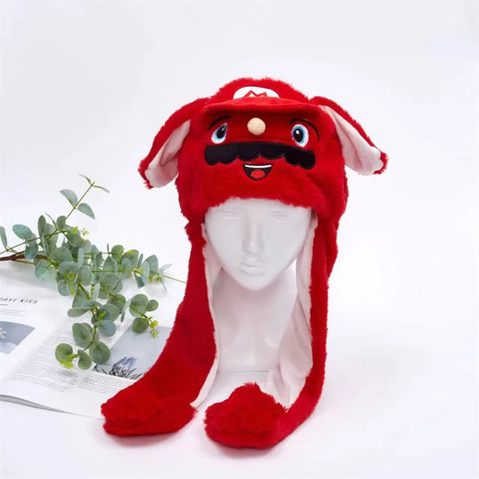 Unisex Mütze mit Wackelohren für Cosplay und festliche Anlässe 55