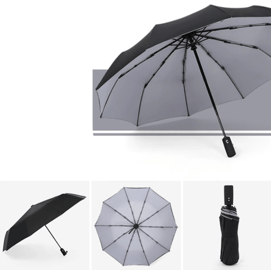Unisex Regenschirm Groß Sturmsicher für Windige Tage 11