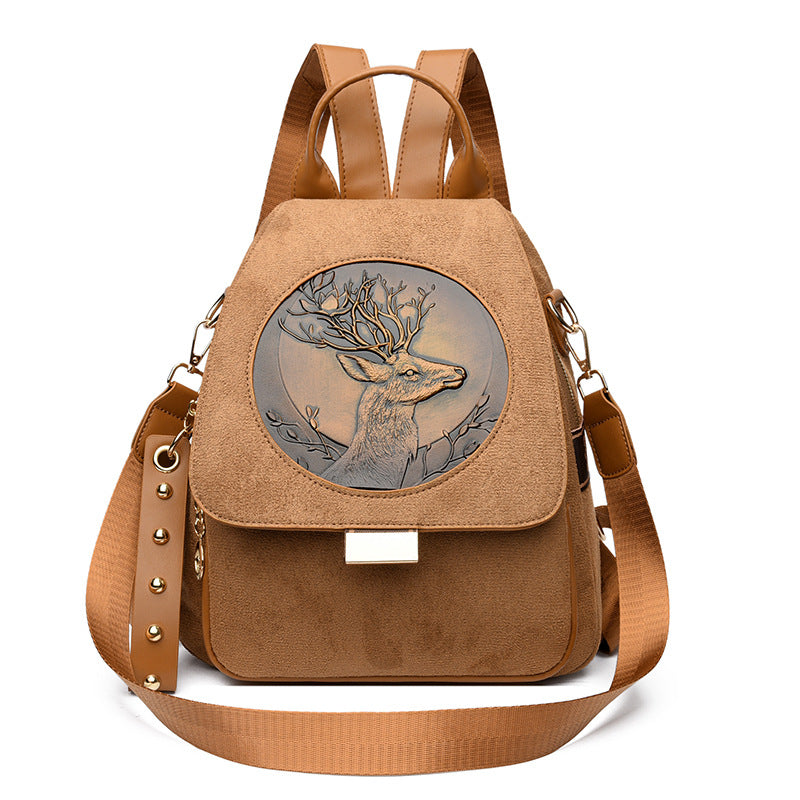 Unisex Rucksack mit Künstlerischer Prägung für Alltag und Freizeit 1