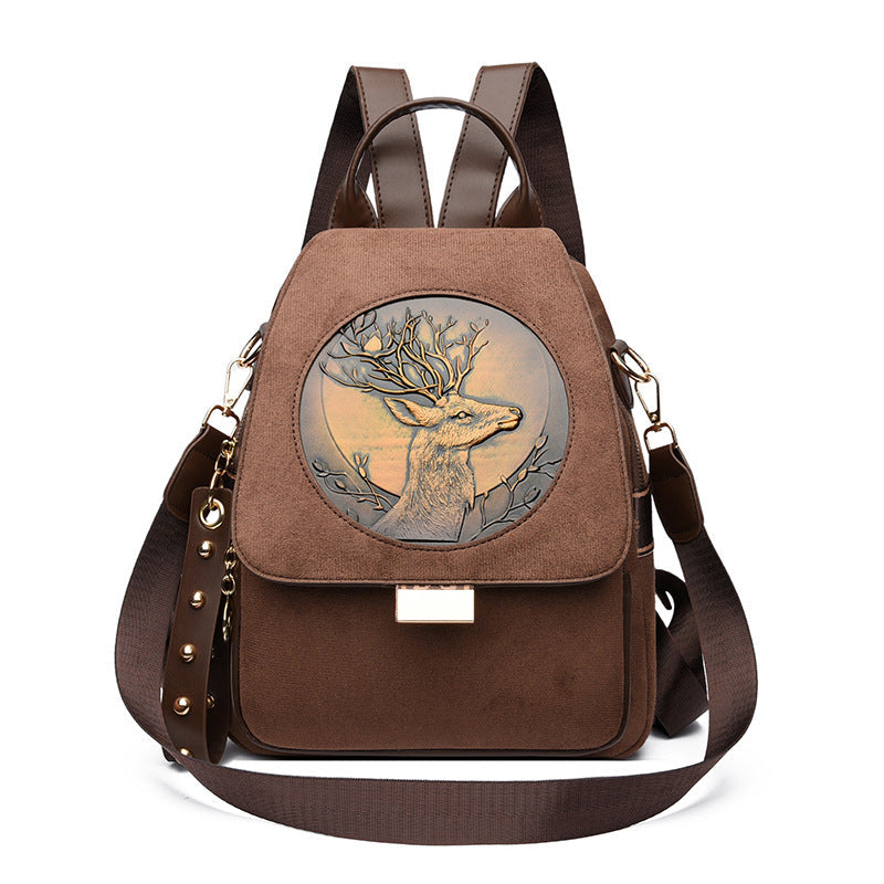 Unisex Rucksack mit Künstlerischer Prägung für Alltag und Freizeit 2