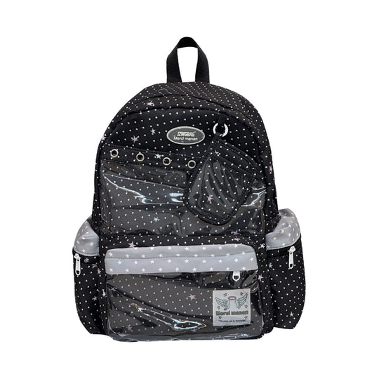 Unisex Rucksack mit Sternenmuster Verspielt und Praktisch 2