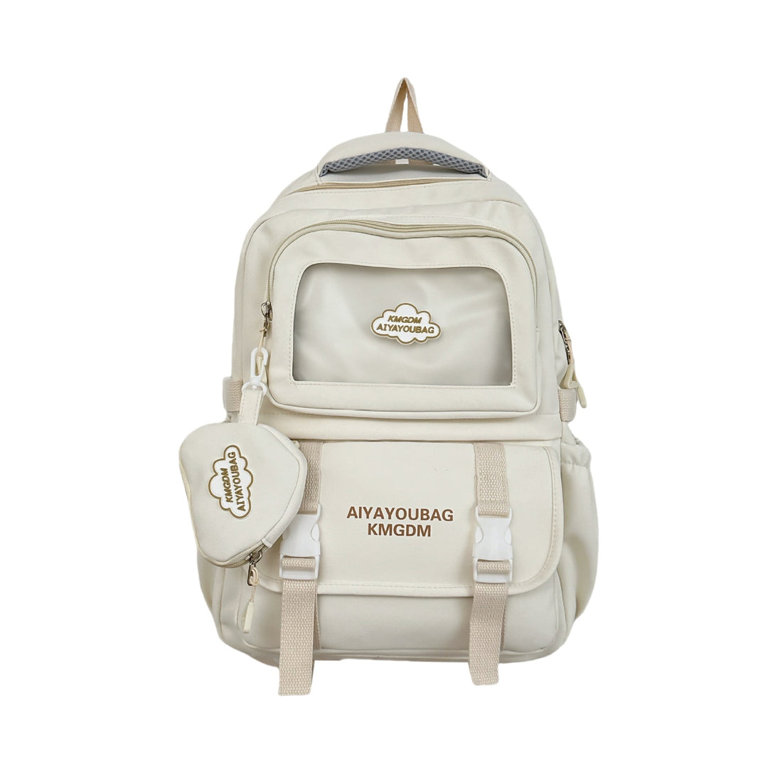 Unisex Rucksack mit vielseitigen Taschen und modernem Design 0
