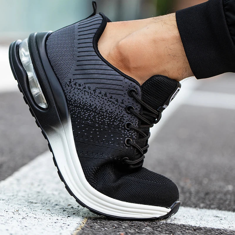 Unisex Sicherheitsschuhe mit Stahlkappe und Anti-Durchstich 6