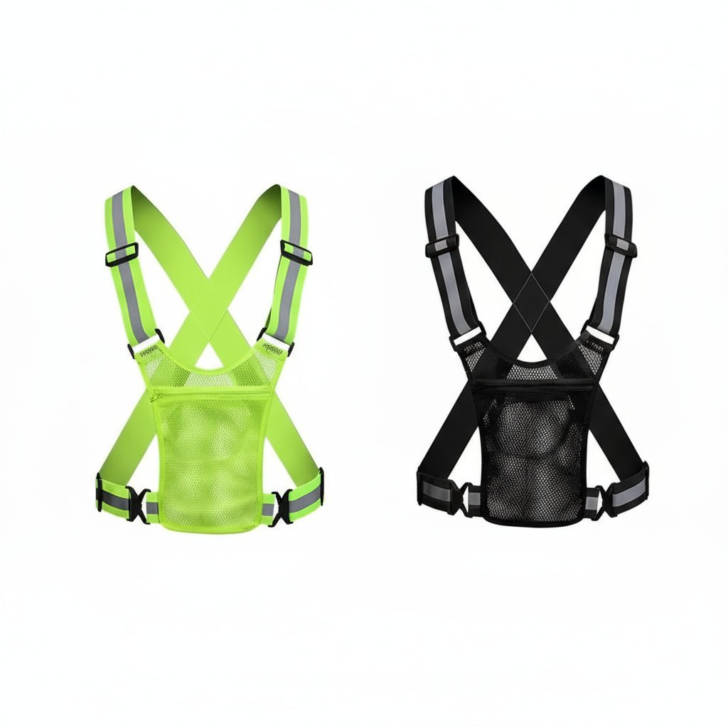 Unisex Sicherheitsweste mit Reflektoren für Laufen und Radfahren 6