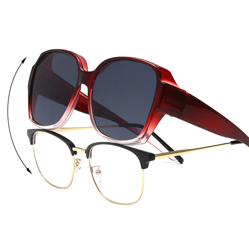 Unisex Sonnenbrille Modisches Design mit Polarisierenden Gläsern und UV-Schutz 1