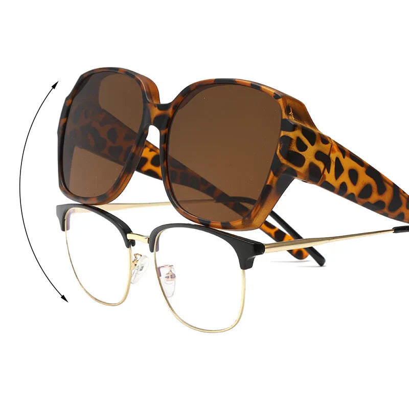Unisex Sonnenbrille Modisches Design mit Polarisierenden Gläsern und UV-Schutz 2