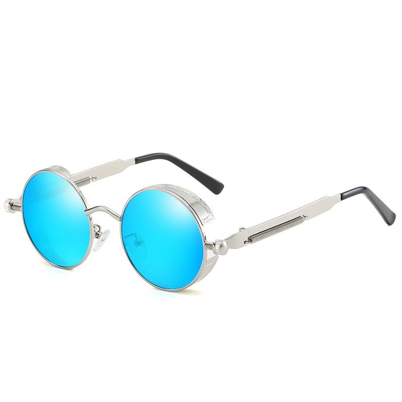 Unisex Sonnenbrille Vintage Retro-Design mit Polarisierter UV400 Schutz 8