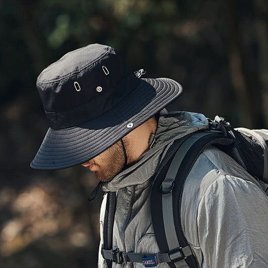 Unisex Sonnenhut Atmungsaktiv für Outdoor-Aktivitäten mit Breiter Krempe 2