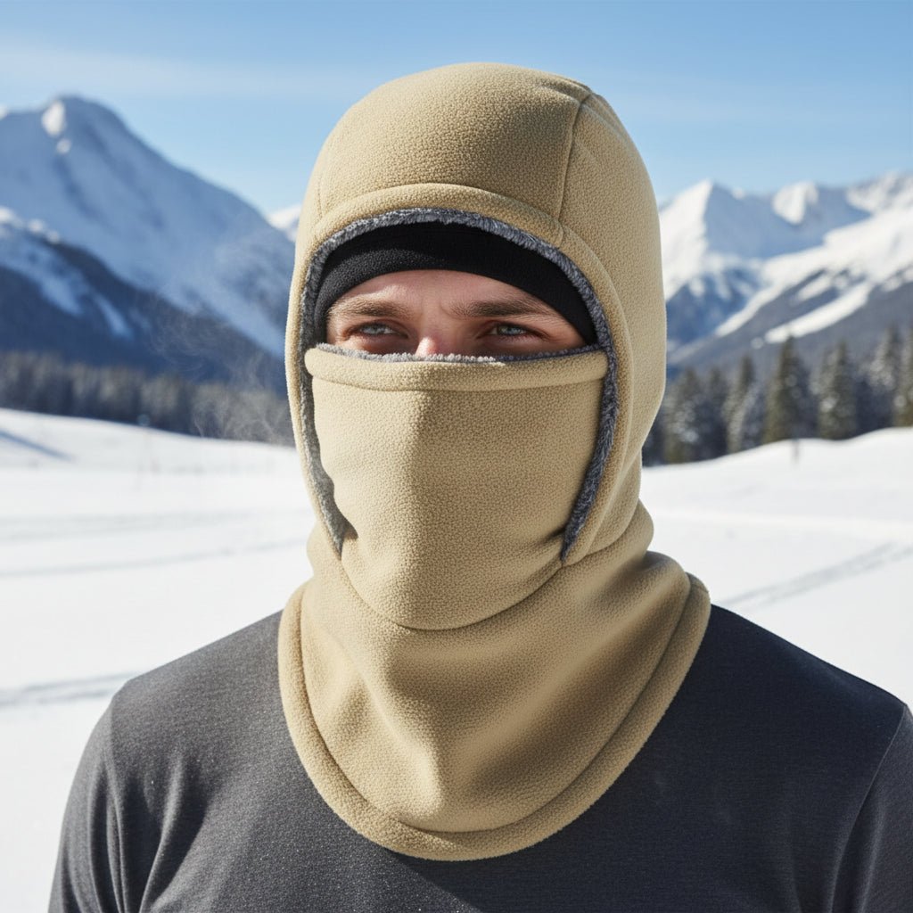 Unisex Sturmhaube Fleece für Kälte – Winddichte Sturmmaske für Fahrrad und Wintersport 0