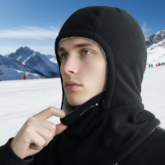 Unisex Sturmhaube Fleece für Kälte – Winddichte Sturmmaske für Fahrrad und Wintersport 1