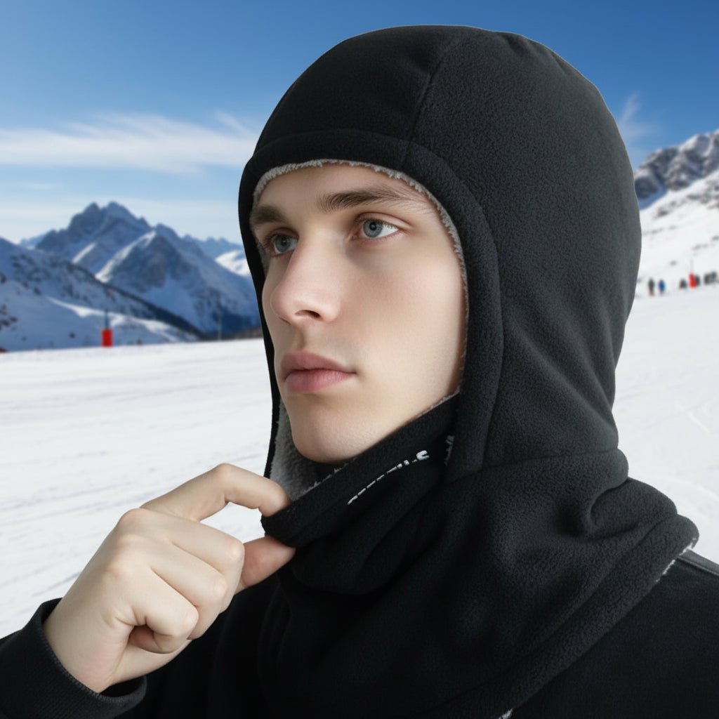 Unisex Sturmhaube Fleece für Kälte – Winddichte Sturmmaske für Fahrrad und Wintersport 1