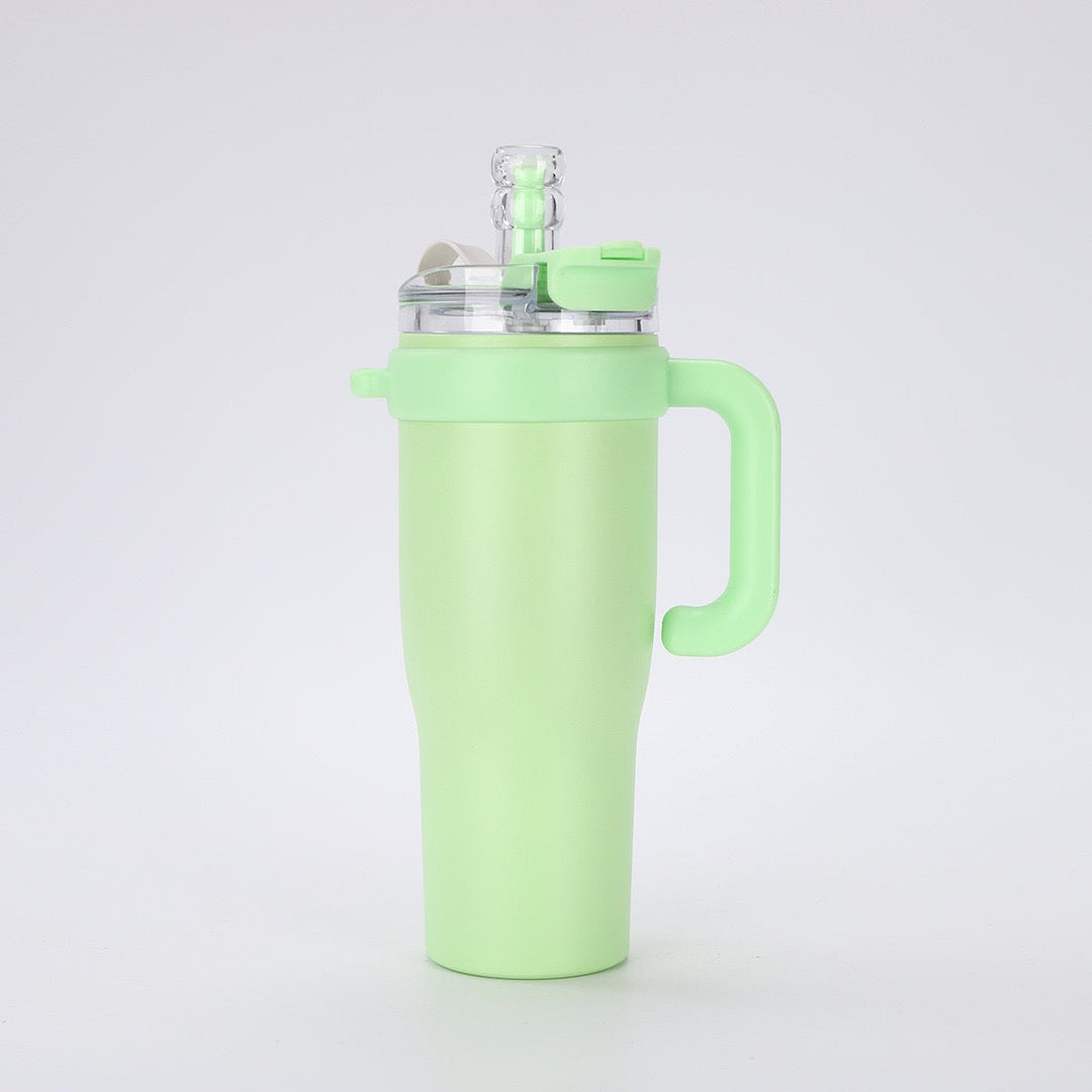 Unisex Thermo Trinkbecher Isoliert für Unterwegs, Mehrwegbecher für Heiß- und Kaltgetränke 10