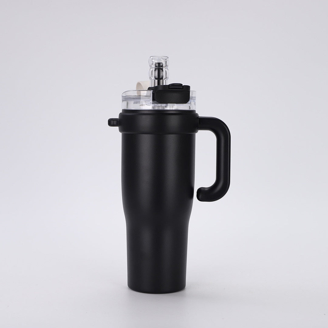 Unisex Thermo Trinkbecher Isoliert für Unterwegs, Mehrwegbecher für Heiß- und Kaltgetränke 9