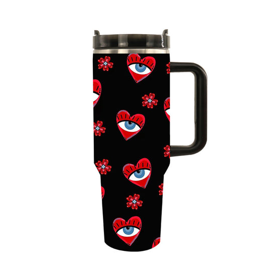 Unisex Thermo Trinkbecher mit Künstlerischem Design für Heiße und Kalte Getränke 19