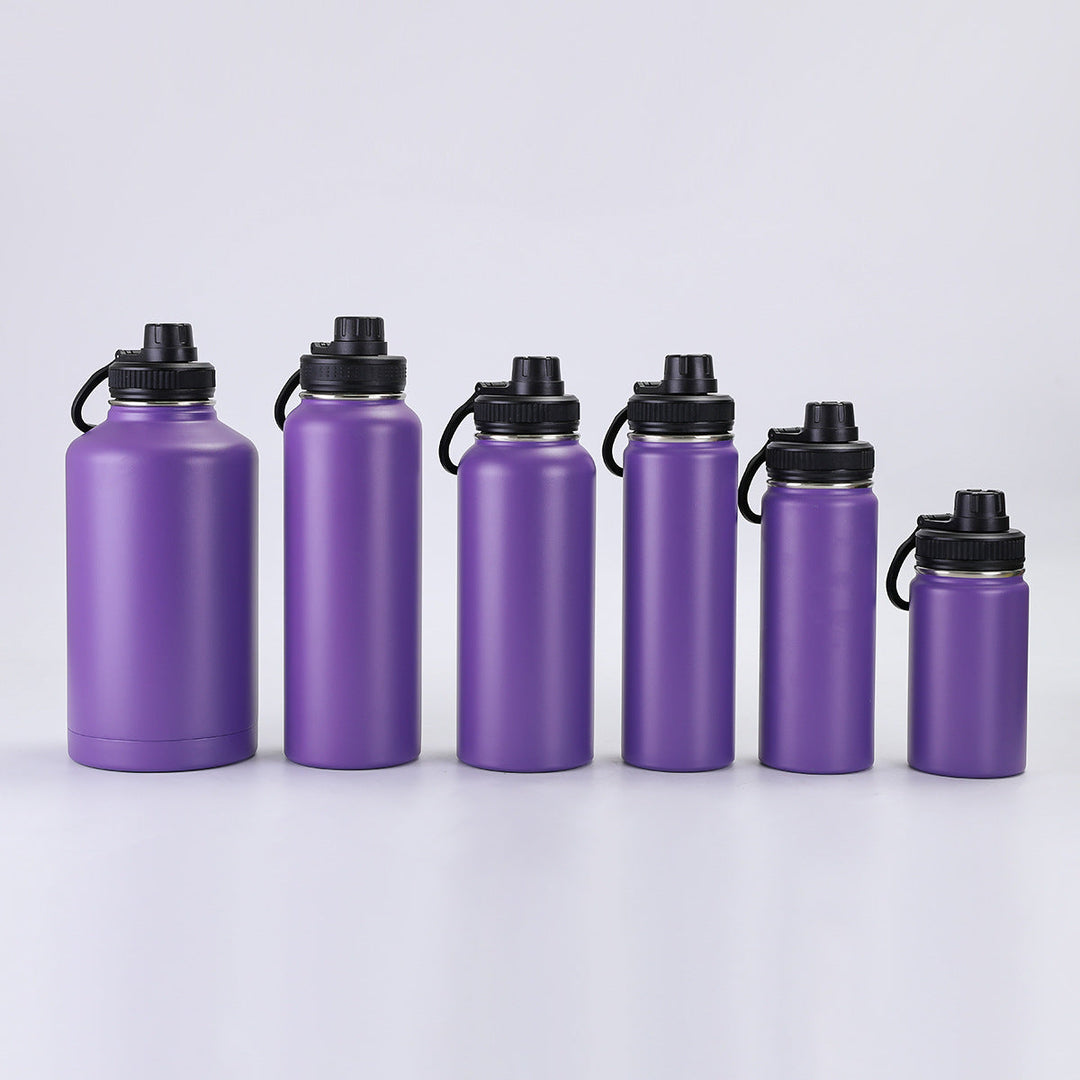 Unisex Trinkflasche Sport Mit Doppelter Isolierung - Auslaufsicher, Ideal Für Fitness Und Reisen 0