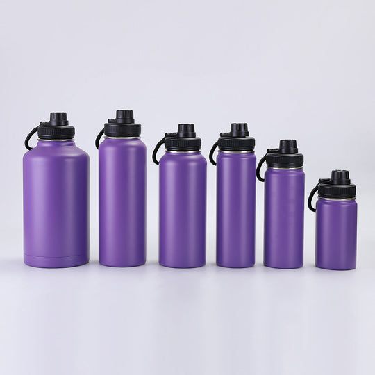 Unisex Trinkflasche Sport Mit Doppelter Isolierung - Auslaufsicher, Ideal Für Fitness Und Reisen 0