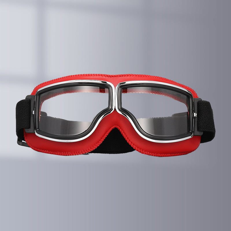 Unisex Vintage Motorradbrille im Retro-Stil 13