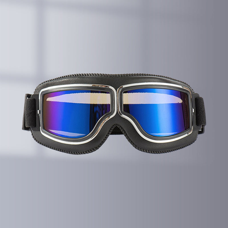Unisex Vintage Motorradbrille im Retro-Stil 15