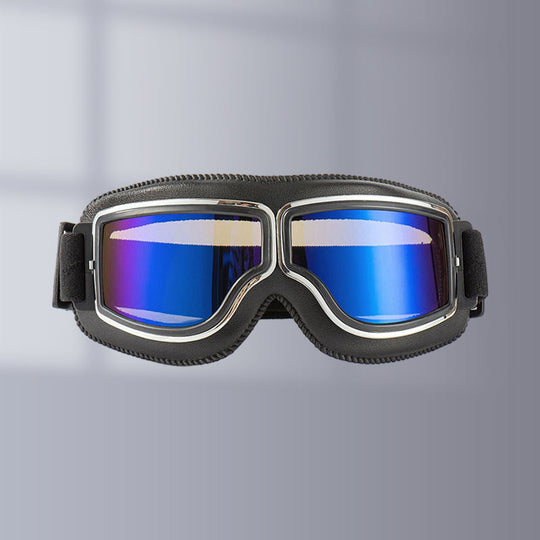 Unisex Vintage Motorradbrille im Retro-Stil 15