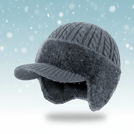 Unisex Wintermütze Trapper-Stil mit Ohrenschutz für kalte Temperaturen 1