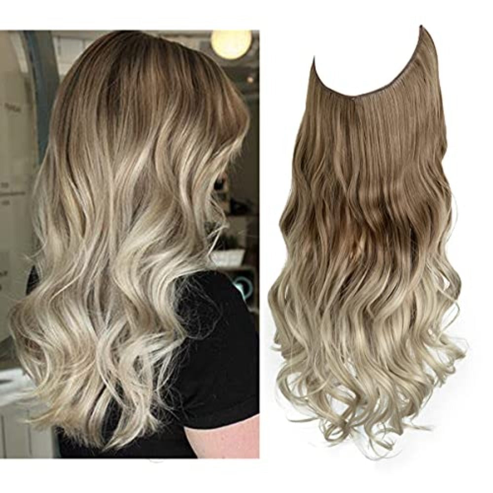 Unsichtbare Haarsträhnen für volles Haar 22