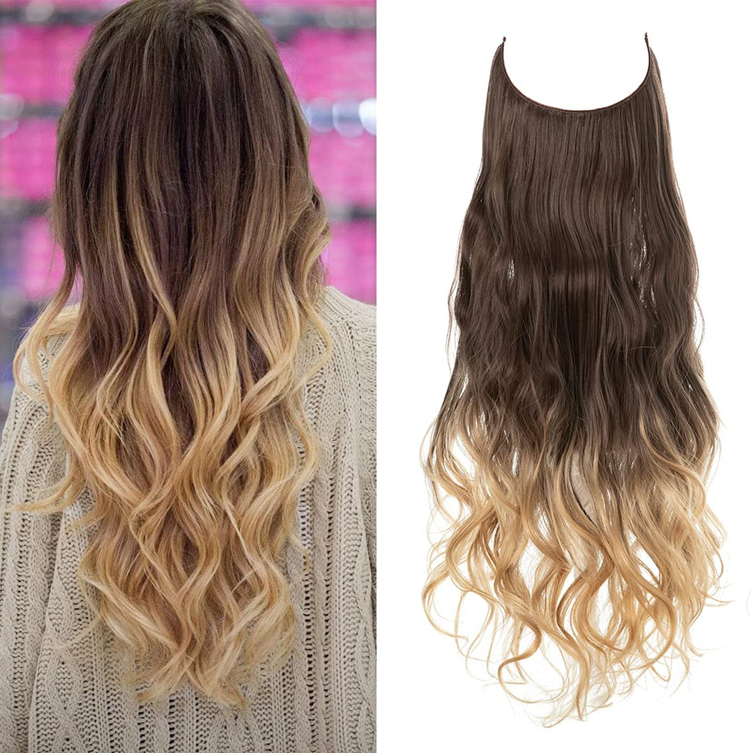 Unsichtbare Haarsträhnen für volles Haar 4