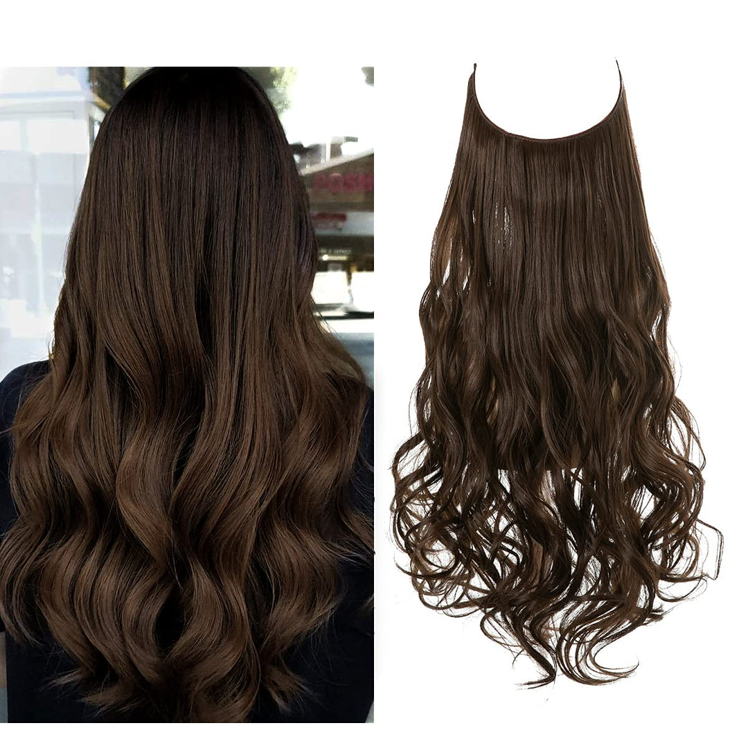 Unsichtbare Haarsträhnen für volles Haar 9