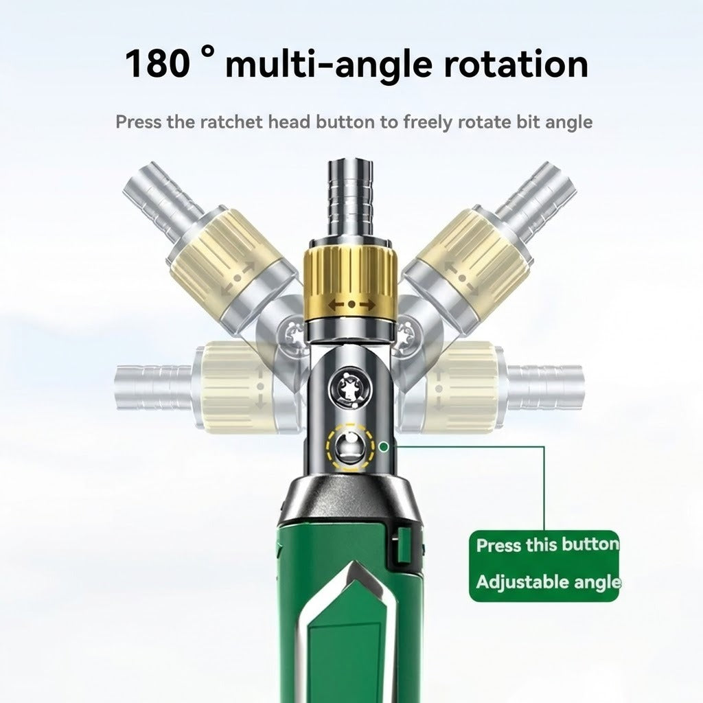 Vielseitiger Schraubendreher Set mit 14 Funktionen und Torx Köpfen 4