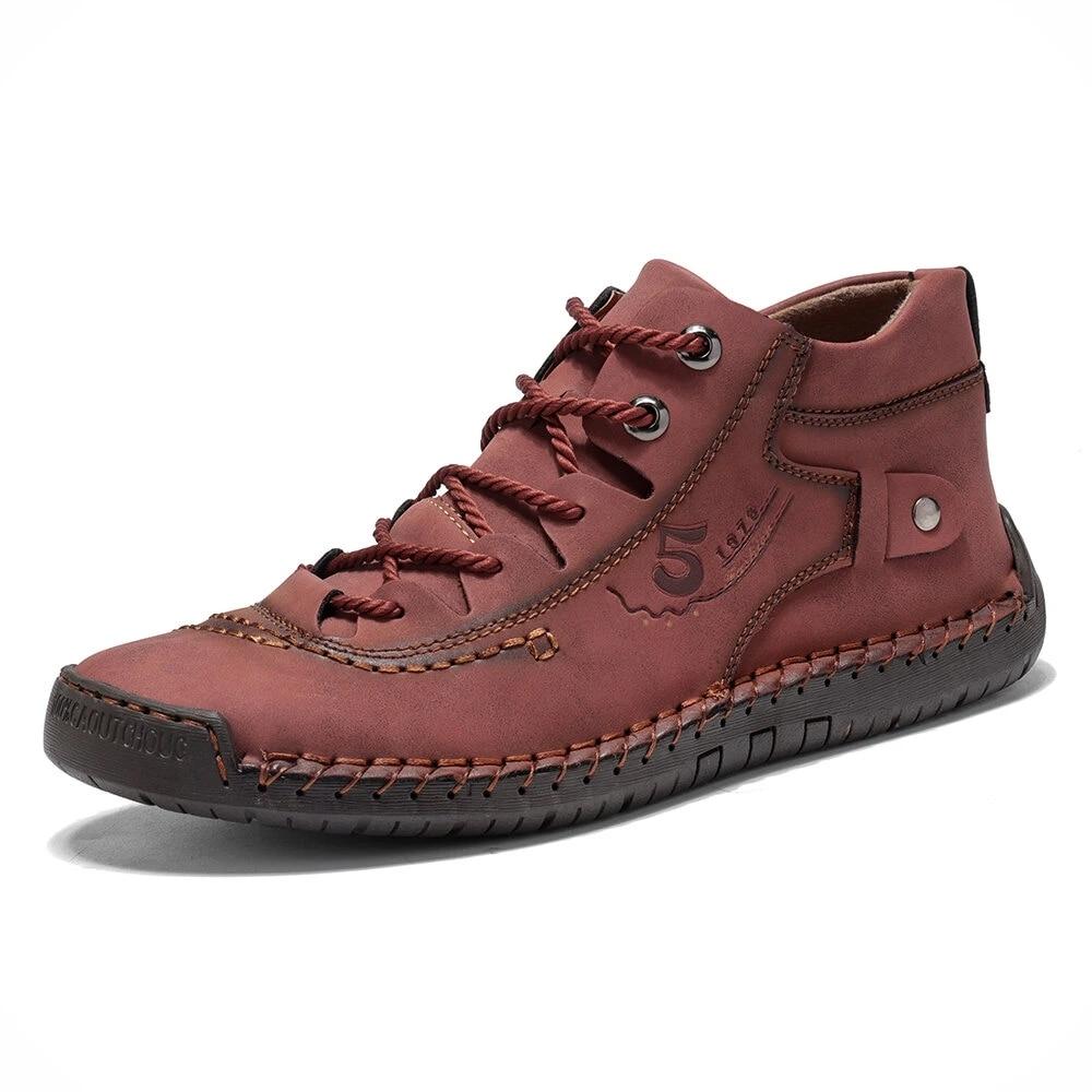 Vintage-Lederstiefel