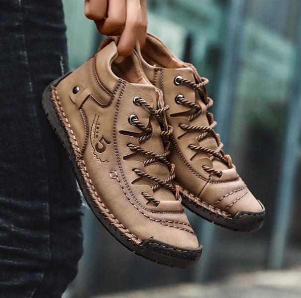 Vintage-Lederstiefel