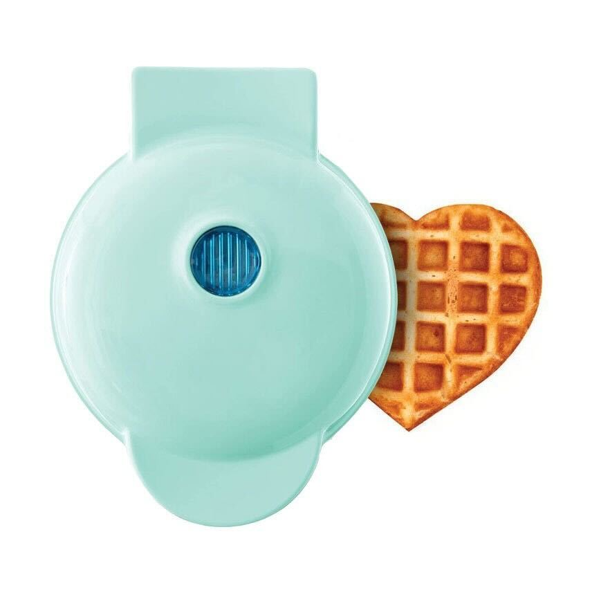 Waffeleisen Mini Presse für Waffeln und Grillgerichte, Kompakt und Tragbar, Abnehmbare Platten 0