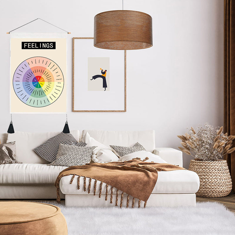 Wandbild Psychologische Dekoration im Nordischen Stil 3