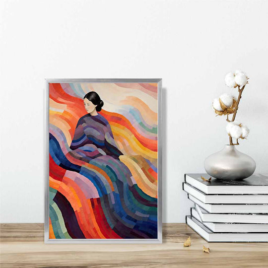 Wandbild mit abstraktem surrealen Druck für Frauen 6