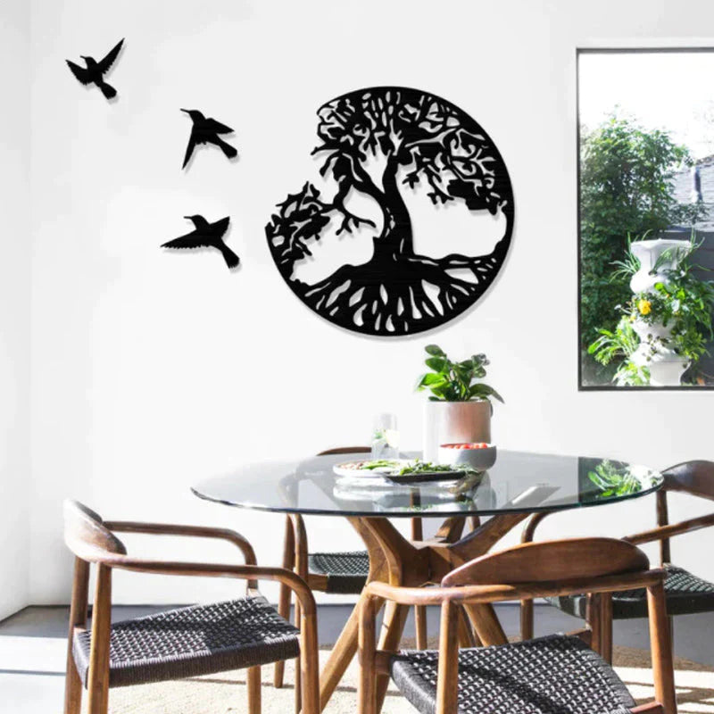 Wanddeko Baum des Lebens Modern für Wohnzimmer und Büro 2