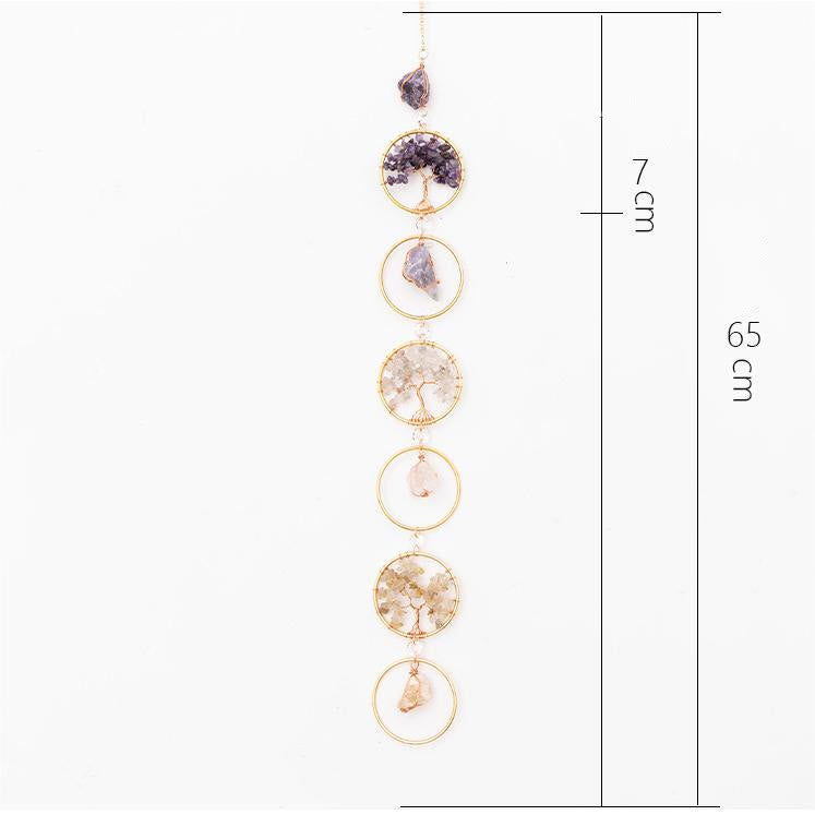 Wanddekoration Baum des Lebens mit 6 Ringen 5