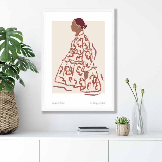 Wandkunst Poster Modern Minimalistisch für Frauen 4