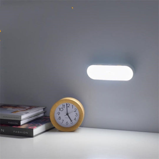 Wandleuchte Innen Bewegungsmelder Kabellos LED Schwarz Dimmbare Lichtfarbe 0