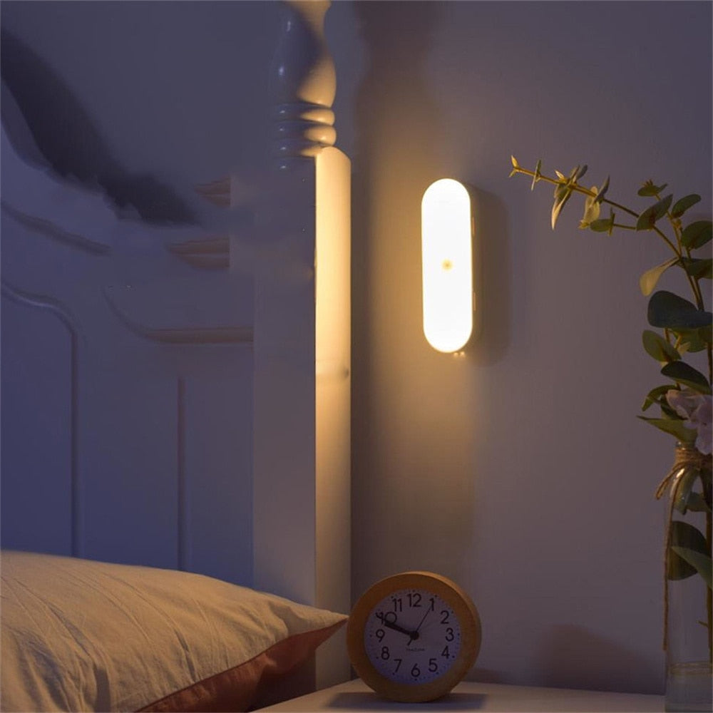 Wandleuchte Innen Bewegungsmelder Kabellos LED Schwarz Dimmbare Lichtfarbe 1
