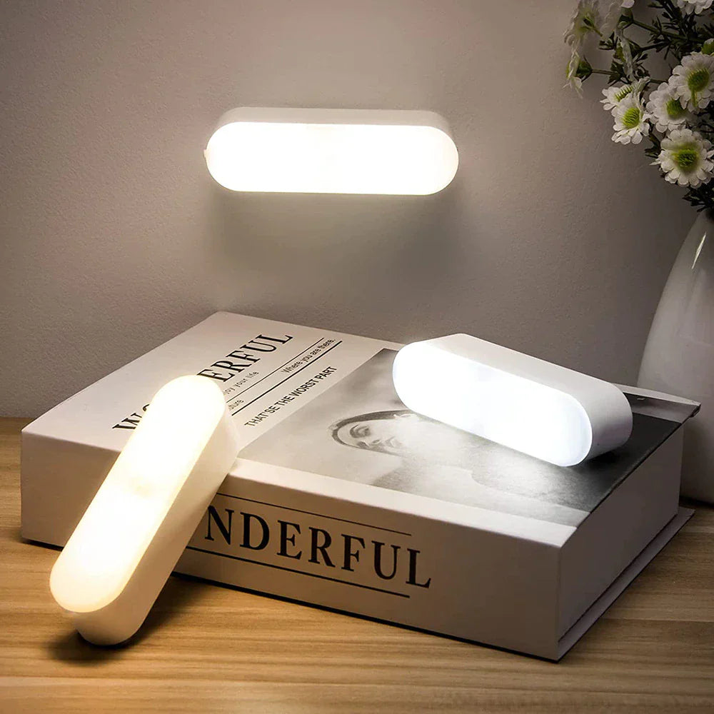 Wandleuchte Innen Bewegungsmelder Kabellos LED Schwarz Dimmbare Lichtfarbe 3