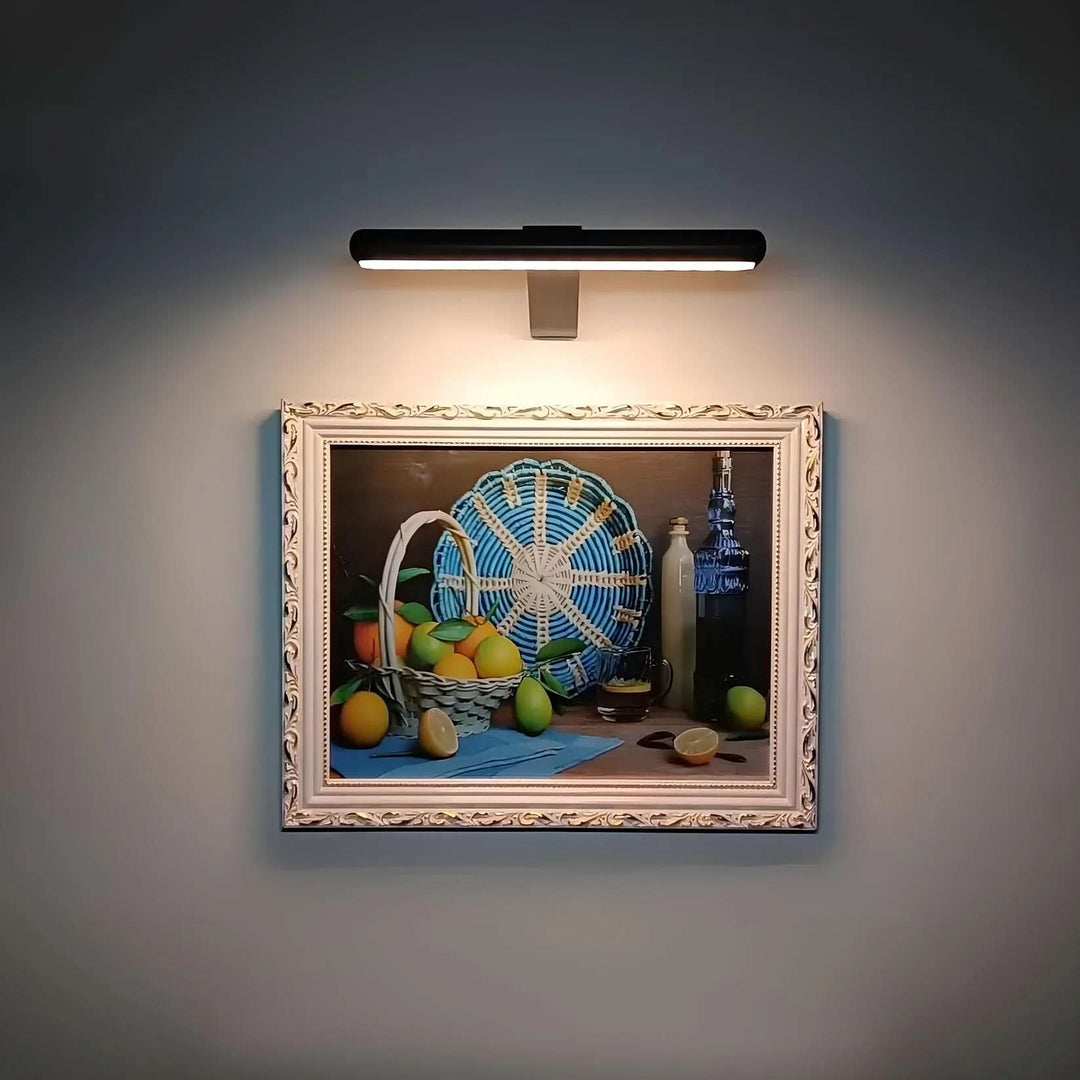 Wandleuchte für Kunstwerke Kabellos und Drehbar 4