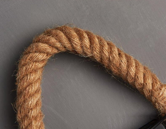 Wandleuchte im Vintage-Stil mit Seil 8