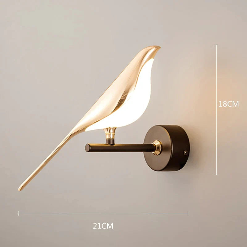 Wandleuchte im Vogel-Design für stilvolle Akzente 0