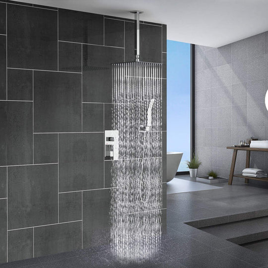 Wandmontierte Duschkopf Regendusche Ultra Narrow für Modernes Badezimmer 4