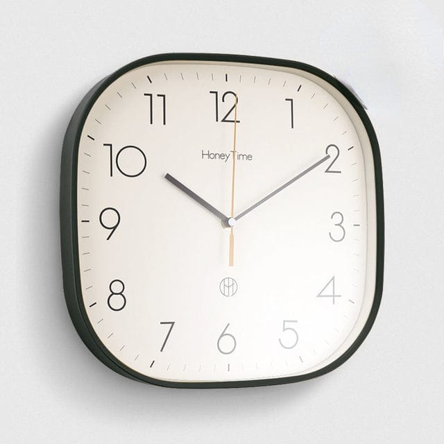 Wanduhr Hingucker Quadratisch Retro-Stil für Moderne Küchen und Büros 1