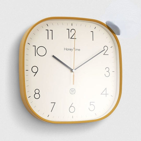 Wanduhr Hingucker Quadratisch Retro-Stil für Moderne Küchen und Büros 2