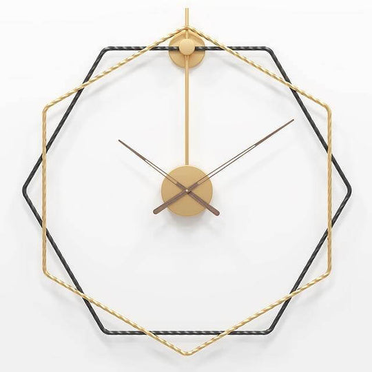 Wanduhr Modern Geometrisch Groß Hingucker für Wohnzimmer und Büro 0