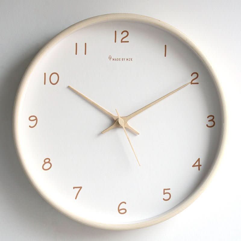 Wanduhr Modern Mit Lautlosem Mechanismus - Zeitloses Design Für Wohnzimmer Und Schlafzimmer 1