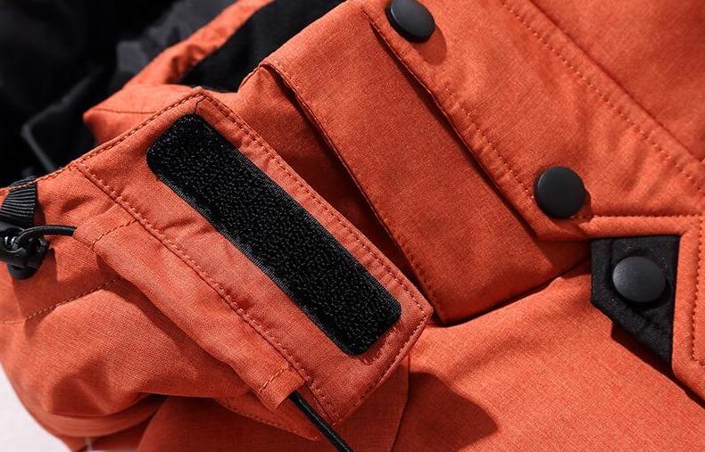 Warme Dicke Kapuzen-Pufferjacke