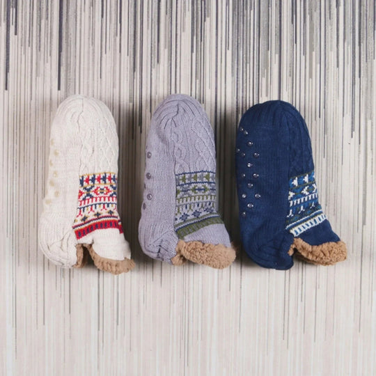 Warme, rutschfeste Socken für Zuhause im Winter 5